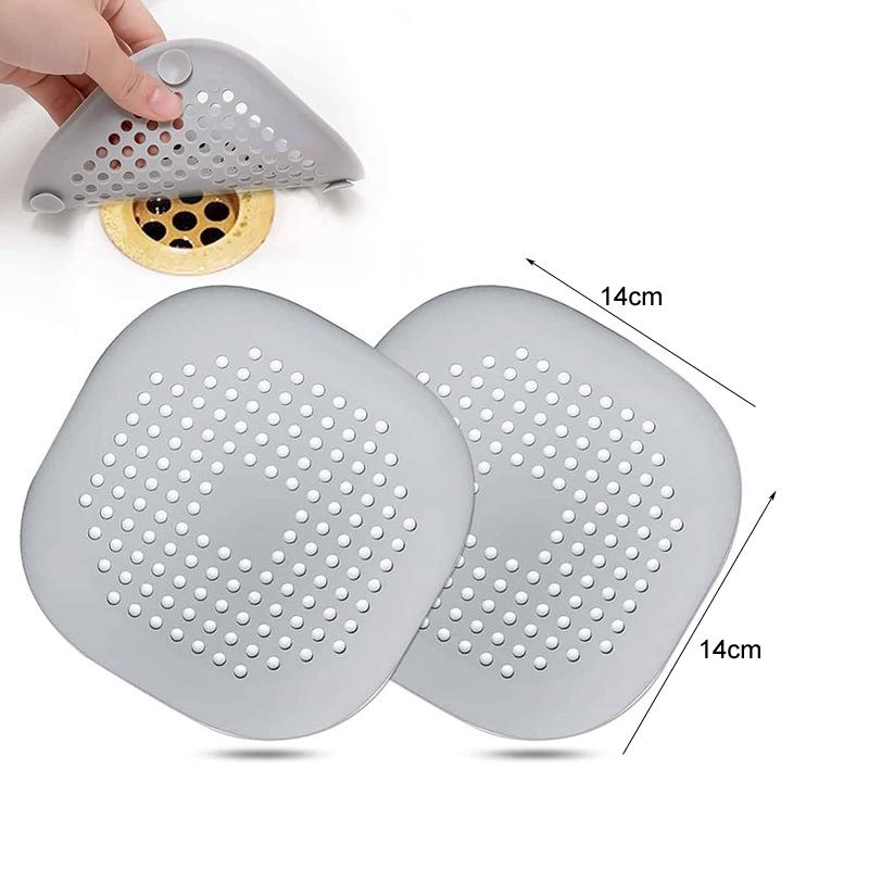 Premium Suction Pad Drain Protector Floor Drain Hair Catcher Anti Clogging Drain Cover 1