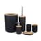 Premium Bathroom Set With Toothbrush Holder Kit Trash Can 4