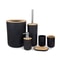Premium Bathroom Set With Toothbrush Holder Kit Trash Can 4