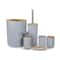 Premium Bathroom Set With Toothbrush Holder Kit Trash Can 6