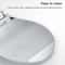 Wall-Mounted Aluminium Bathroom Footrest & Shower Footstool Sleek Black Design