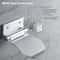 Wall-Mounted Aluminium Bathroom Footrest & Shower Footstool Sleek Black Design