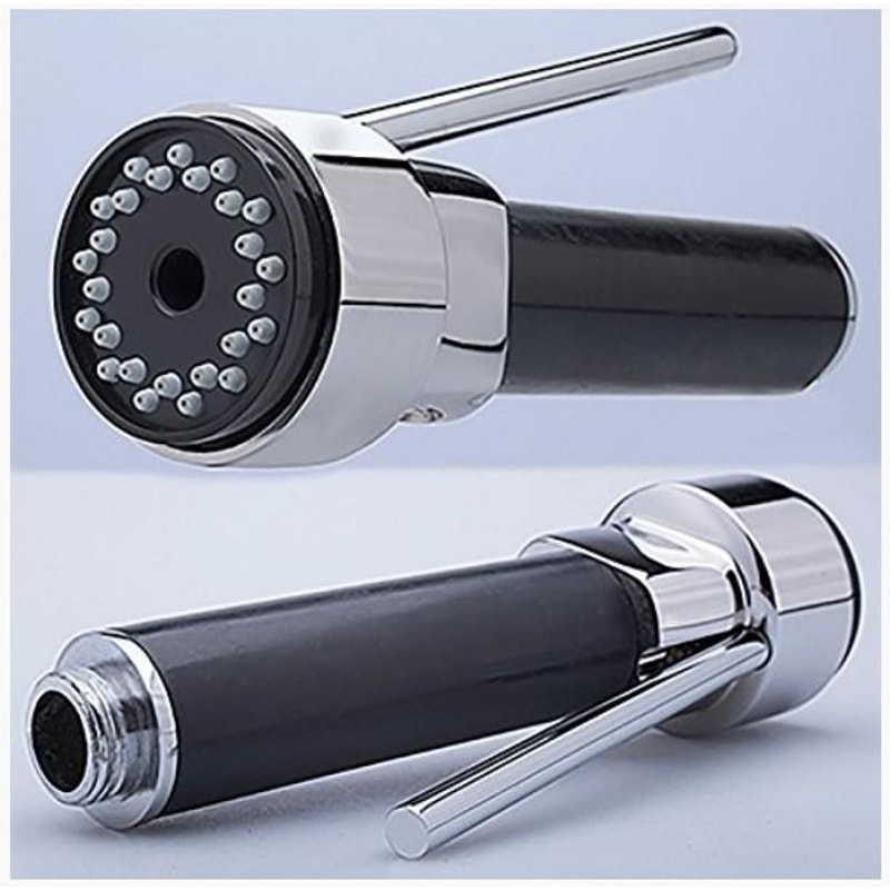 Premium Chrome Kitchen Faucet Replacement Nozzle Durable ABS Sink Spray Head