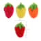 Strawberry Pattern Thickened Kitchen Washcloths Durable Soft Napkins 2