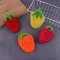 Strawberry Pattern Thickened Kitchen Washcloths Durable Soft Napkins 0