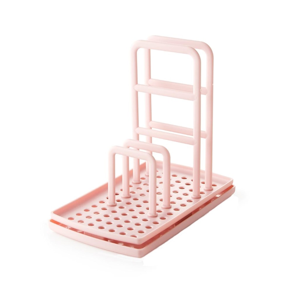 Kitchen Sponge Dishcloth Storage Rack Double Layer Drain Organizer 8