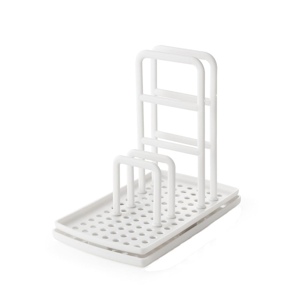 Kitchen Sponge Dishcloth Storage Rack Double Layer Drain Organizer 7