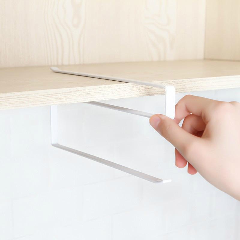 Stainless Steel Paper Towel Rack & Kitchen Roll Holder Space-Saving Organizer