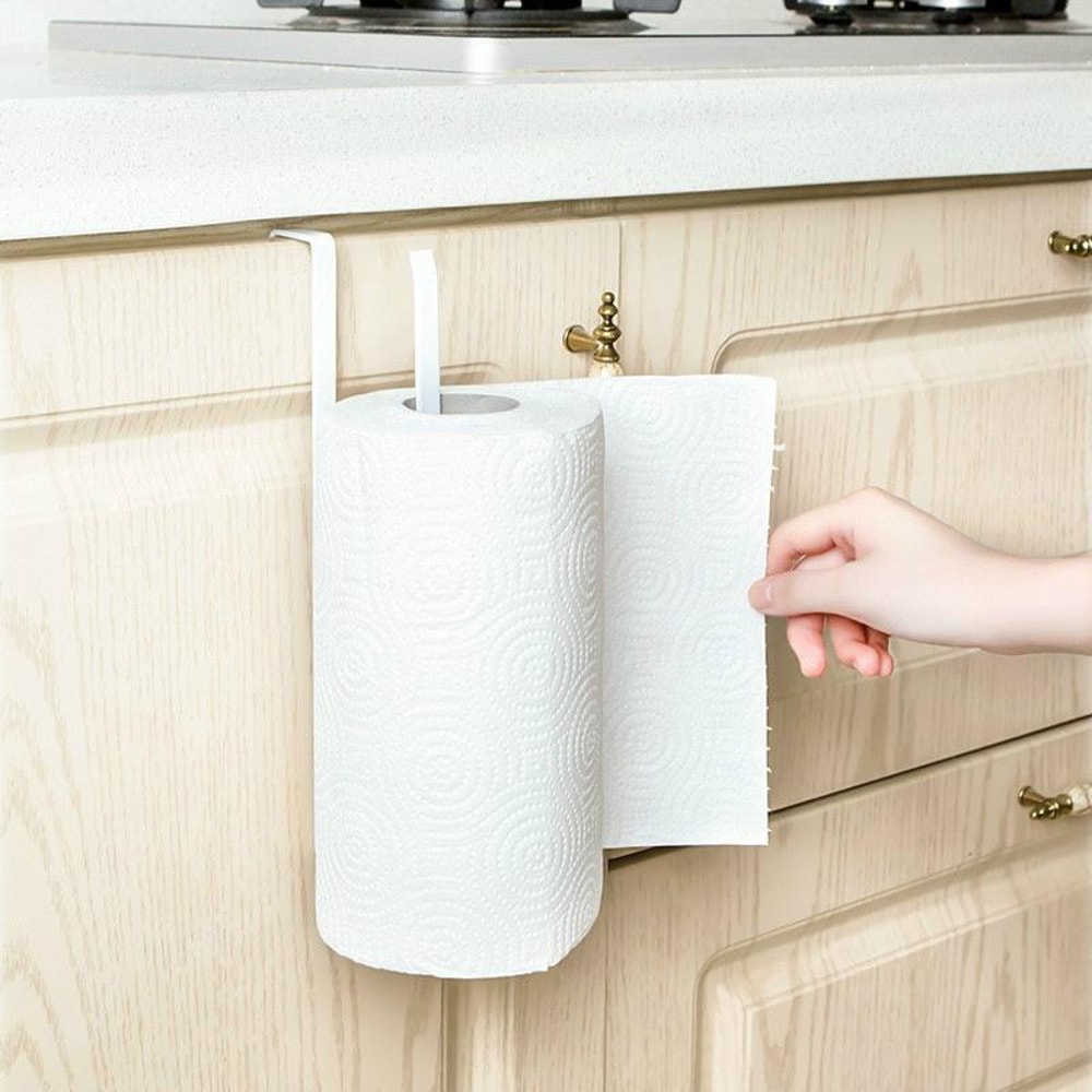 Stainless Steel Paper Towel Rack & Kitchen Roll Holder Space-Saving Organizer