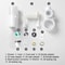 Kitchen Foam Water Faucet Extender with Splash-Free Pumping