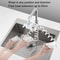 Kitchen Foam Water Faucet Extender with Splash-Free Pumping