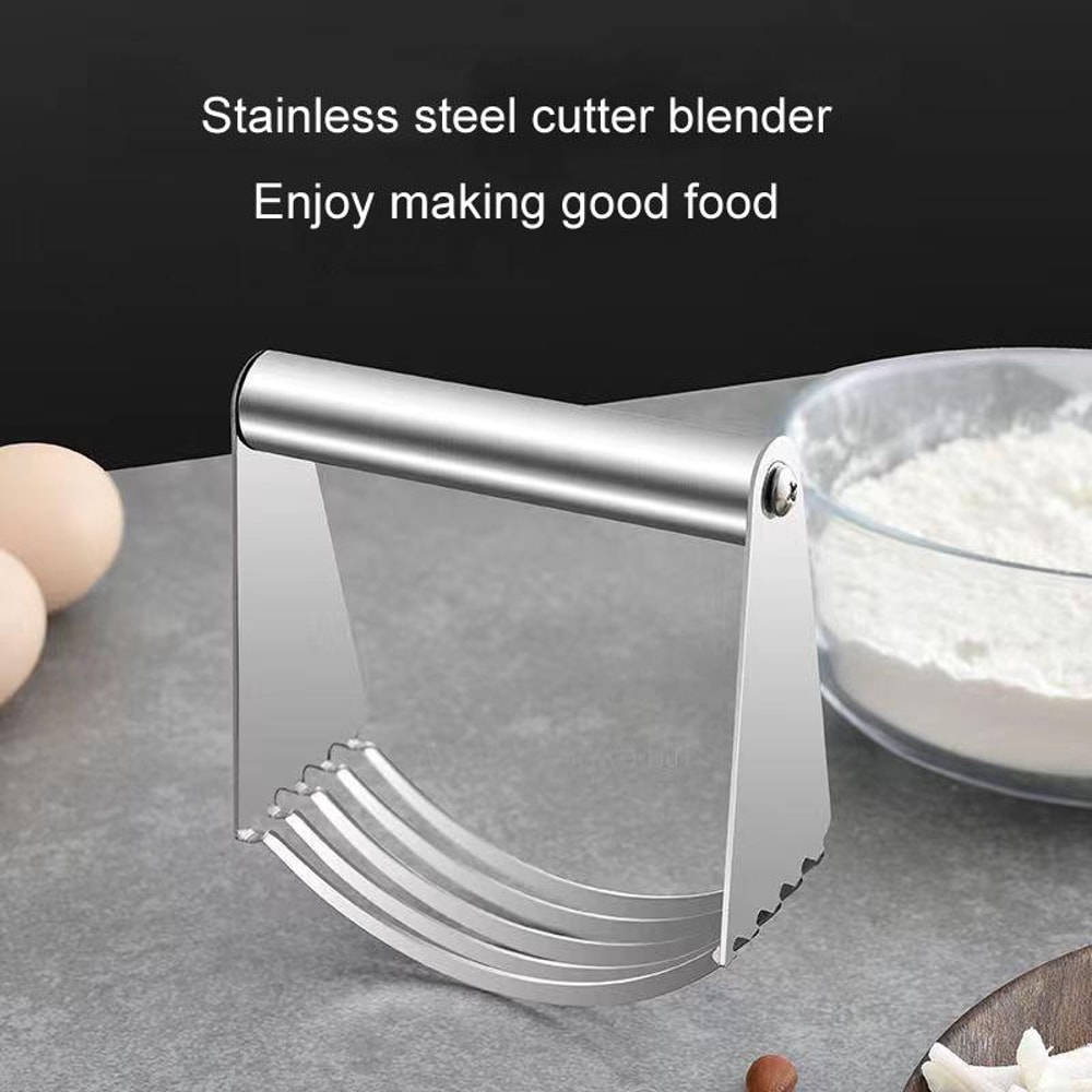 Premium Stainless Steel Dough Cutter Pastry Blender Blade Kitchen Baking Tool 3