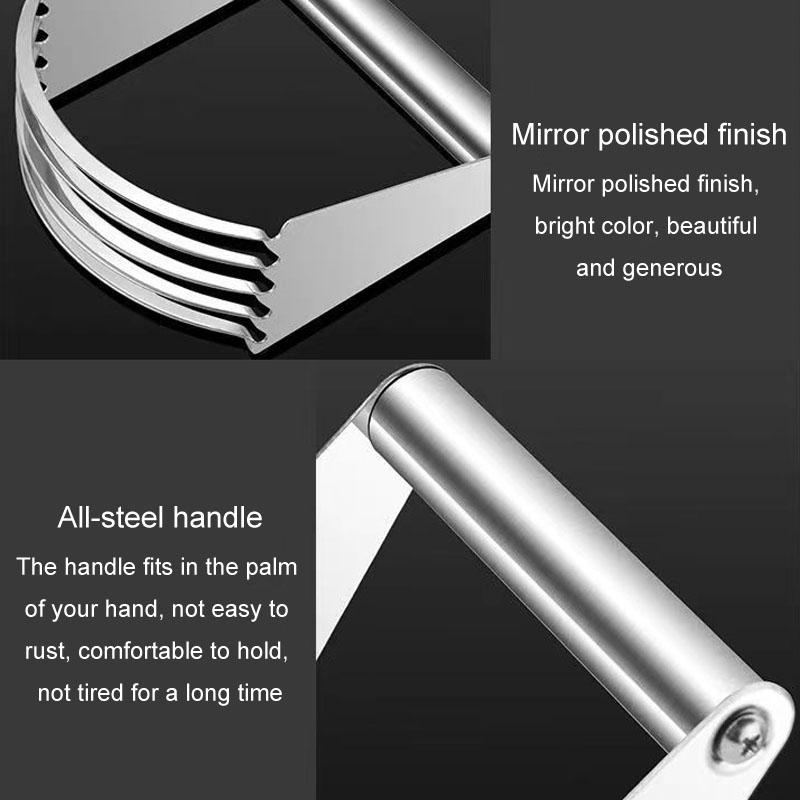 Premium Stainless Steel Dough Cutter Pastry Blender Blade Kitchen Baking Tool 5