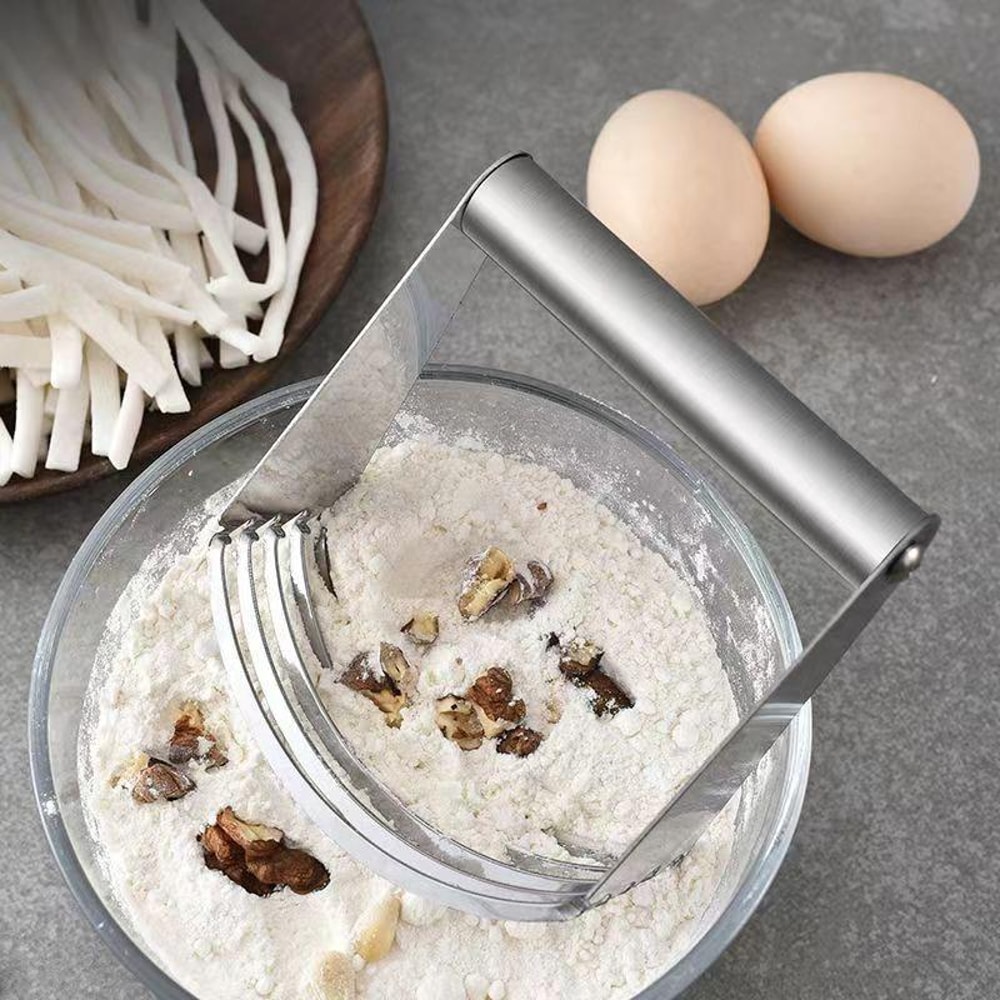 Premium Stainless Steel Dough Cutter Pastry Blender Blade Kitchen Baking Tool 6