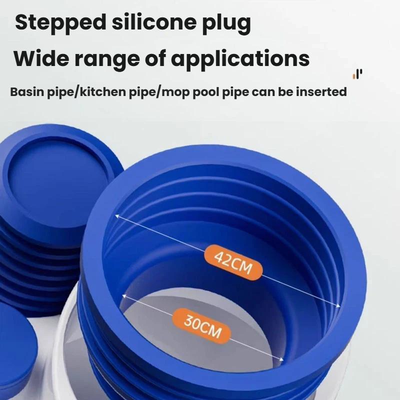 Universal PVC Anti Odor Seal Plug for Kitchen & Drain Systems
