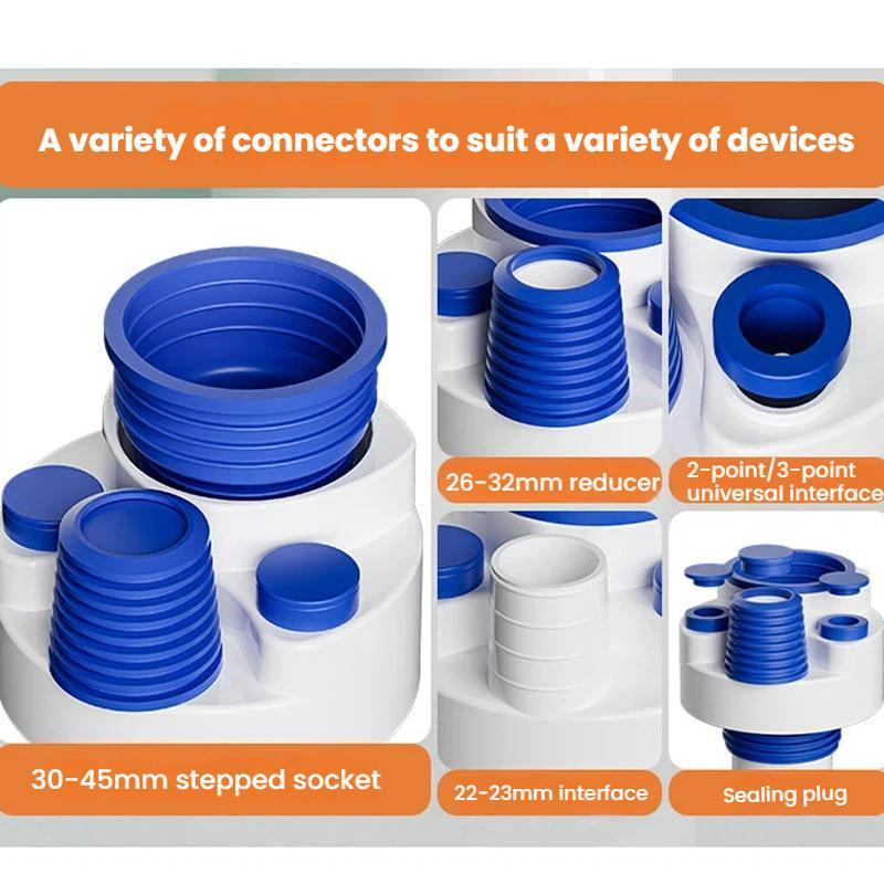 Universal PVC Anti Odor Seal Plug for Kitchen & Drain Systems