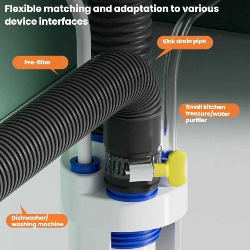 Universal PVC Anti Odor Seal Plug for Kitchen & Drain Systems