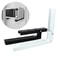 Retractable Folding Microwave Bracket Heavy Duty Adjustable Kitchen Shelf