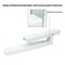 Retractable Folding Microwave Bracket Heavy Duty Adjustable Kitchen Shelf