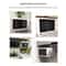 Retractable Folding Microwave Bracket Heavy Duty Adjustable Kitchen Shelf