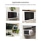 Retractable Folding Microwave Bracket Heavy Duty Adjustable Kitchen Shelf