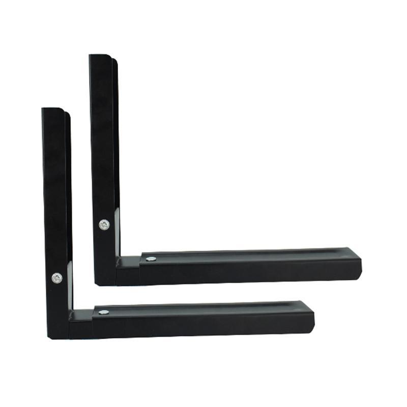 Retractable Folding Microwave Bracket Heavy Duty Adjustable Kitchen Shelf