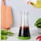 Premium Salad Dressing Shaker Bottle with Measuring Scale Spill Proof Vinegar & Sauce Mixer