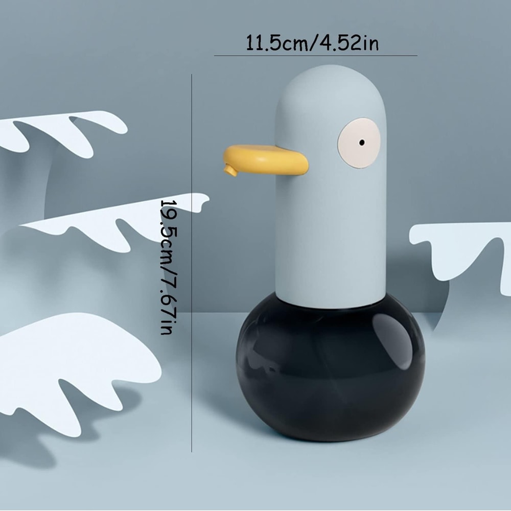 Cute Duck Automatic Foam Soap Dispenser Touchless Rechargeable For Bathroom Kitchen 6