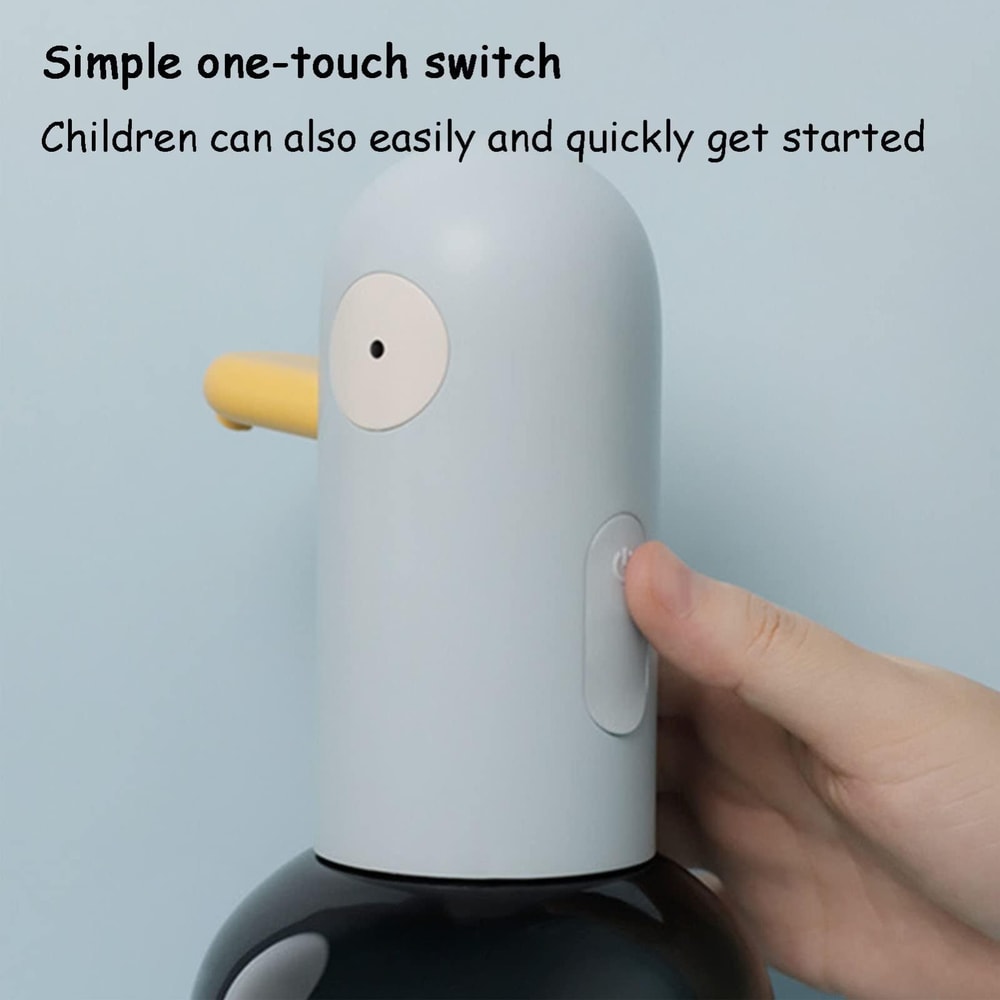Cute Duck Automatic Foam Soap Dispenser Touchless Rechargeable For Bathroom Kitchen 1