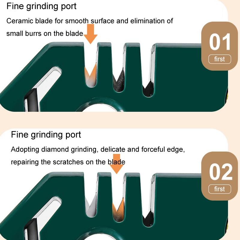 Kitchen Knife Sharpener Quick Manual Sharpening Tool 3