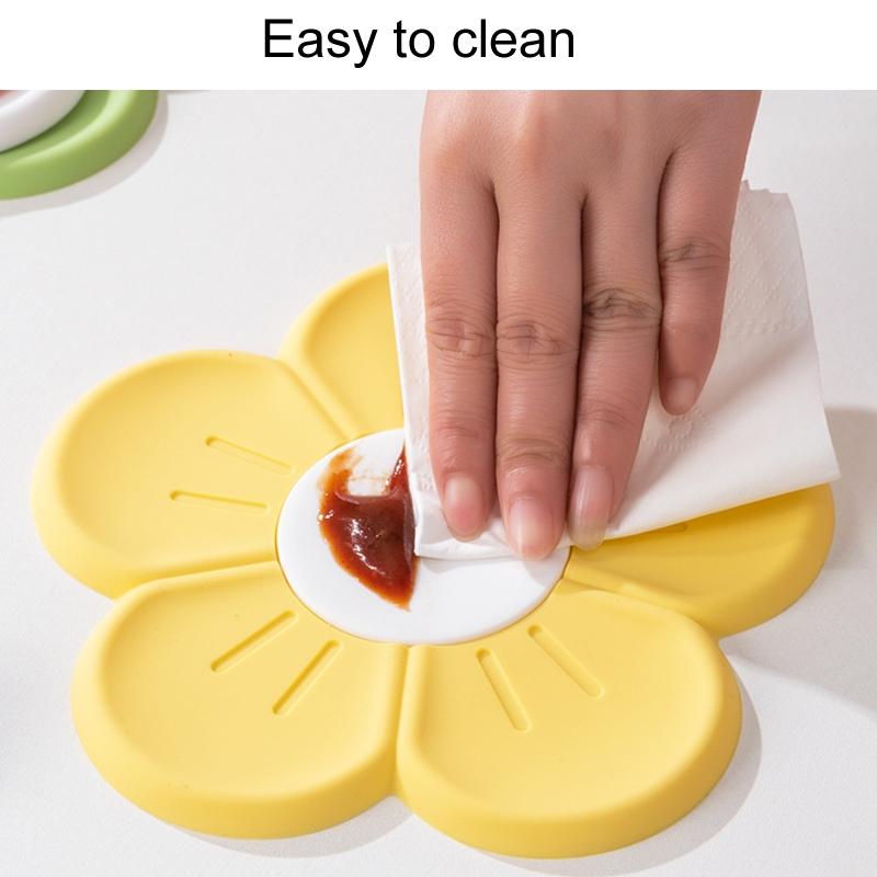 Cherry Blossom Silicone Heat Resistant Mat For Kitchen Baking 2