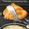 Premium Stainless Steel Fish Grill Spatula With Locking Handle 3