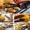 Premium Wooden Food Clip Kitchen Barbecue Utensil For Pastry Bread 6