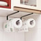 Premium Door Cabinet Hanging Paper Towel & Cling Film Rack