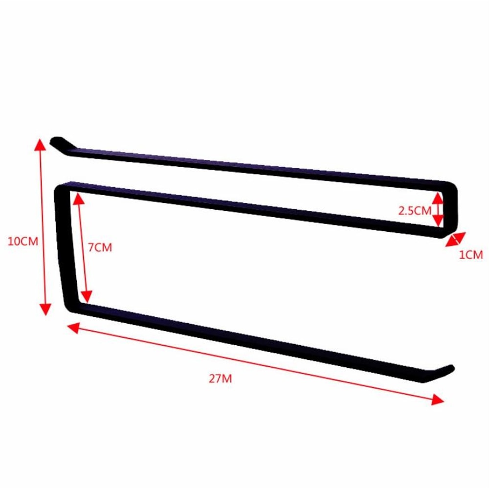 Premium Door Cabinet Hanging Paper Towel & Cling Film Rack