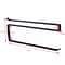 Premium Door Cabinet Hanging Paper Towel & Cling Film Rack
