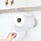 Premium Door Cabinet Hanging Paper Towel & Cling Film Rack