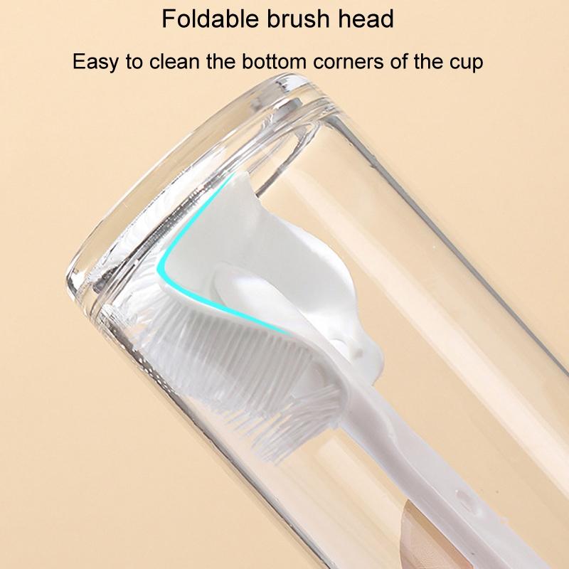 Premium Long Reach Kitchen Bottle Cleaning Brush Deep Clean Long Handle Bottle Brush 8