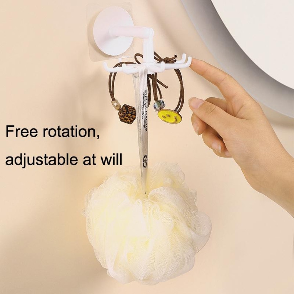 Rotating Claw Kitchen Storage Hook Multifunctional Wall Organizer 2