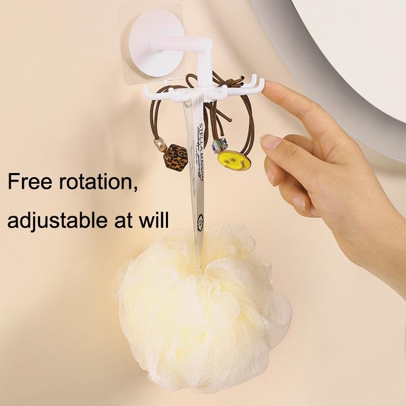 Rotating Claw Kitchen Storage Hook Multifunctional Wall Organizer 2