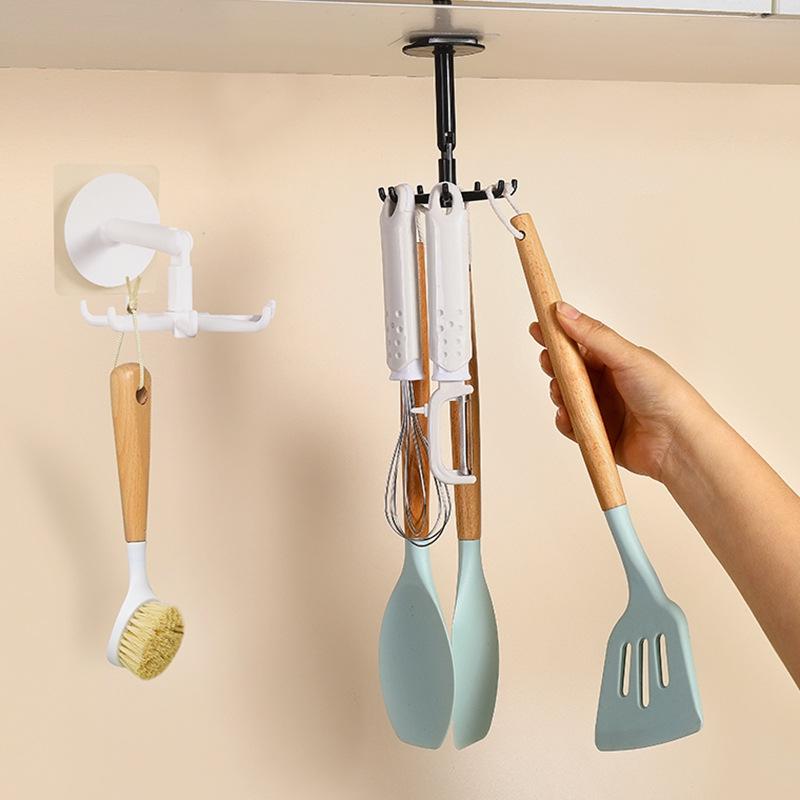Rotating Claw Kitchen Storage Hook Multifunctional Wall Organizer 3
