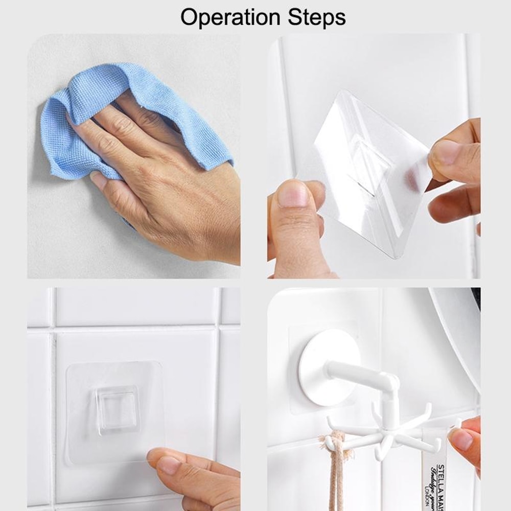 Rotating Claw Kitchen Storage Hook Multifunctional Wall Organizer 4