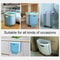 Folding Car Home Trash Can Wall Mounted Organizer 12
