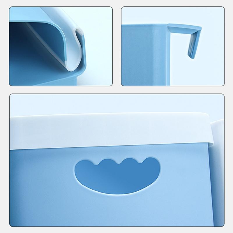 Folding Car Home Trash Can Wall Mounted Organizer 6