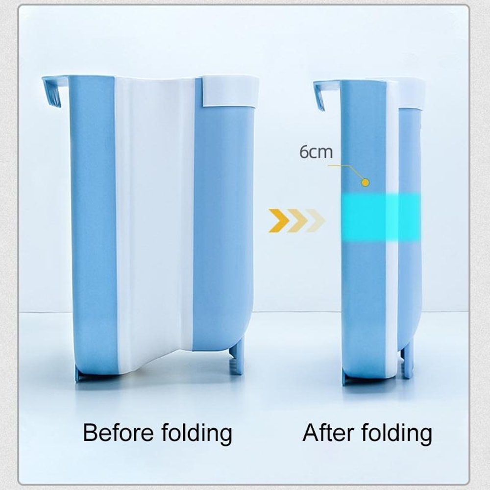 Folding Car Home Trash Can Wall Mounted Organizer 7