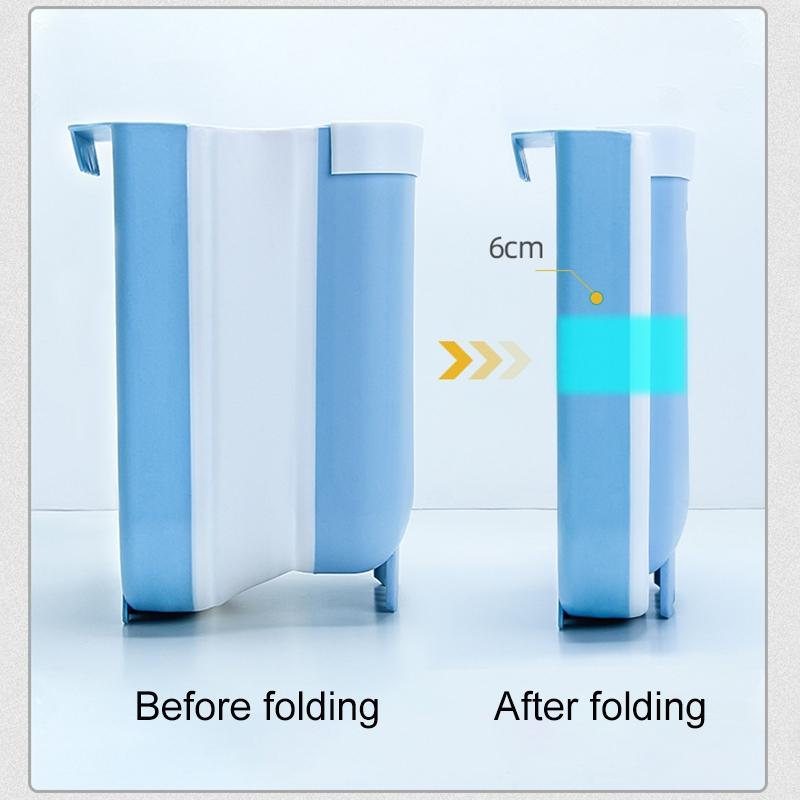 Folding Car Home Trash Can Wall Mounted Organizer 7