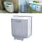 Folding Car Home Trash Can Wall Mounted Organizer 1