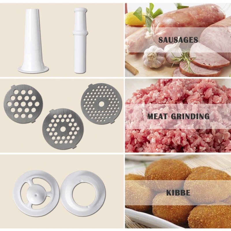 Premium Electric Multifunction Sausage Maker Meat Grinder For Home Kitchens 6
