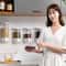 Smart Wall Mounted Dry Food Storage Dispenser Large Capacity Kitchen Grain Cereal Organizer 4