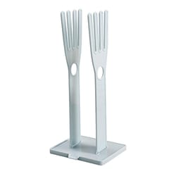 portable glove & kitchen storage rack with desktop drainage